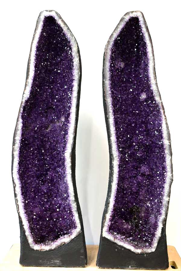 特大ペアドーム(対) アメジストドーム 紫水晶｜原石｜置物｜インテリア