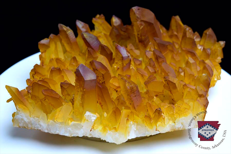 アーカンソー産 ゴールドクォーツ（ゴールデンヒーラー） クラスター