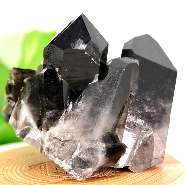 アーカンソー産 黒水晶（スモーキークォーツ）クラスター原石｜原産地