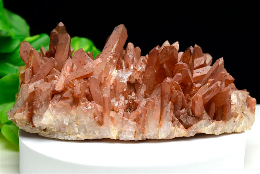 タンジェリンクォーツ（蜜柑水晶）タンジェリン水晶 クラスター