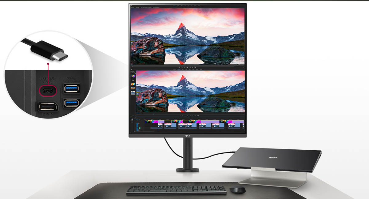 LG Introduces 28MQ780-B DualUp Monitor with Ergo Stand