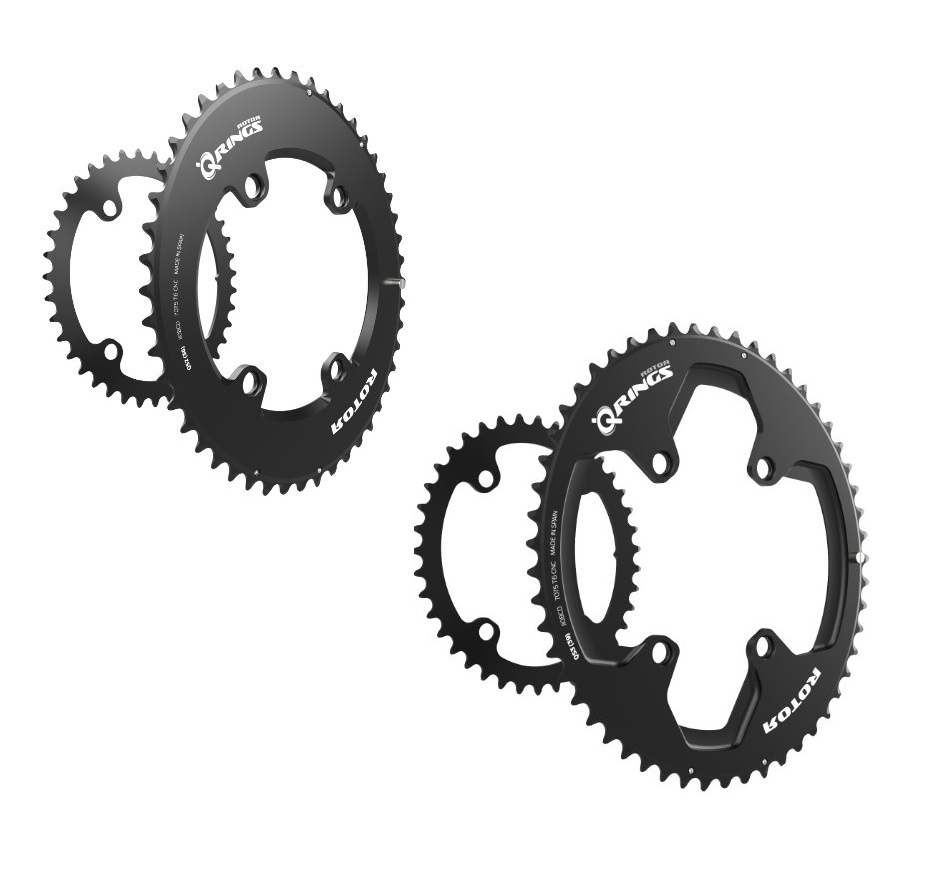 ROTOR Q-Rings Inner / Outer 12-11sp (BCD110x4) - VELOPRO