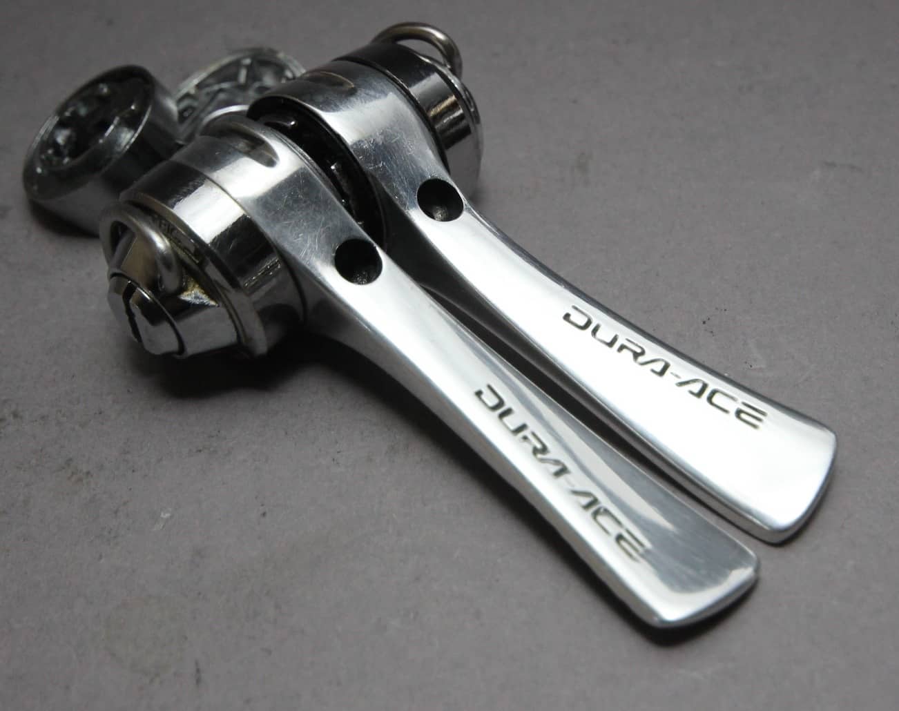 Shimano Dura Ace SL 7402 Shifter / Rare Polished - velowizard.com