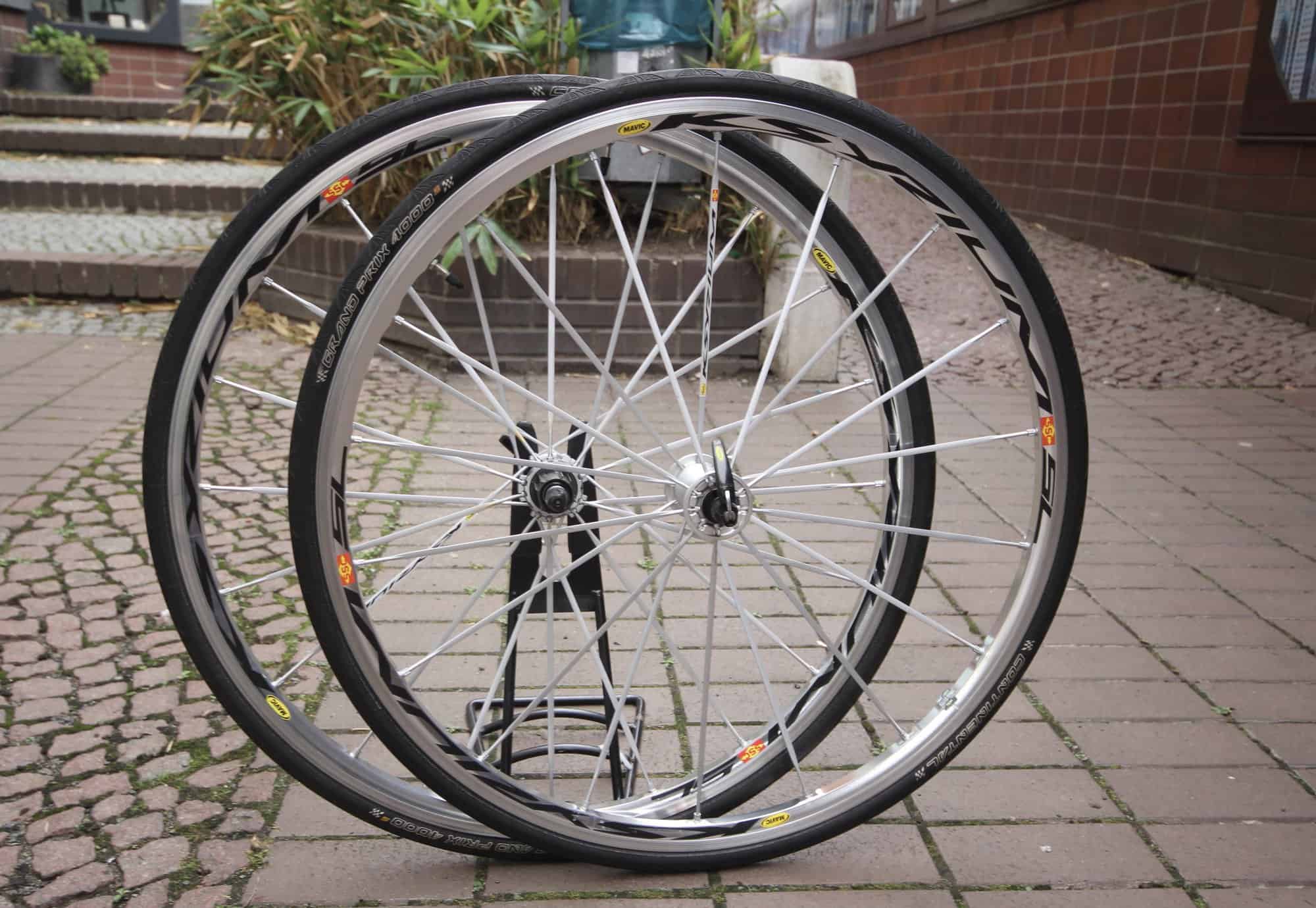 Mavic Ksyrium SL SSC Wheel Set / 700C / Silver - velowizard.com