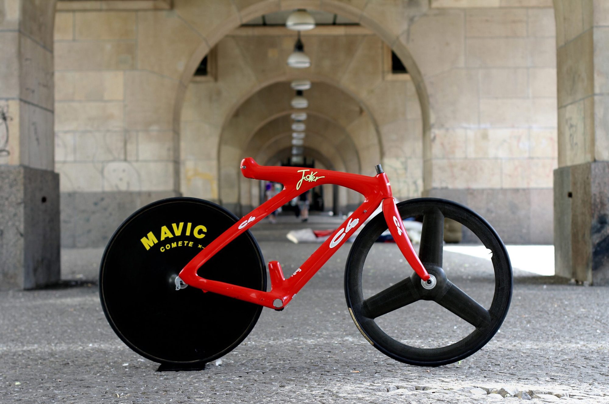 C4 Joker Monocoque Carbon Frame / 55 cm / Red - velowizard.com