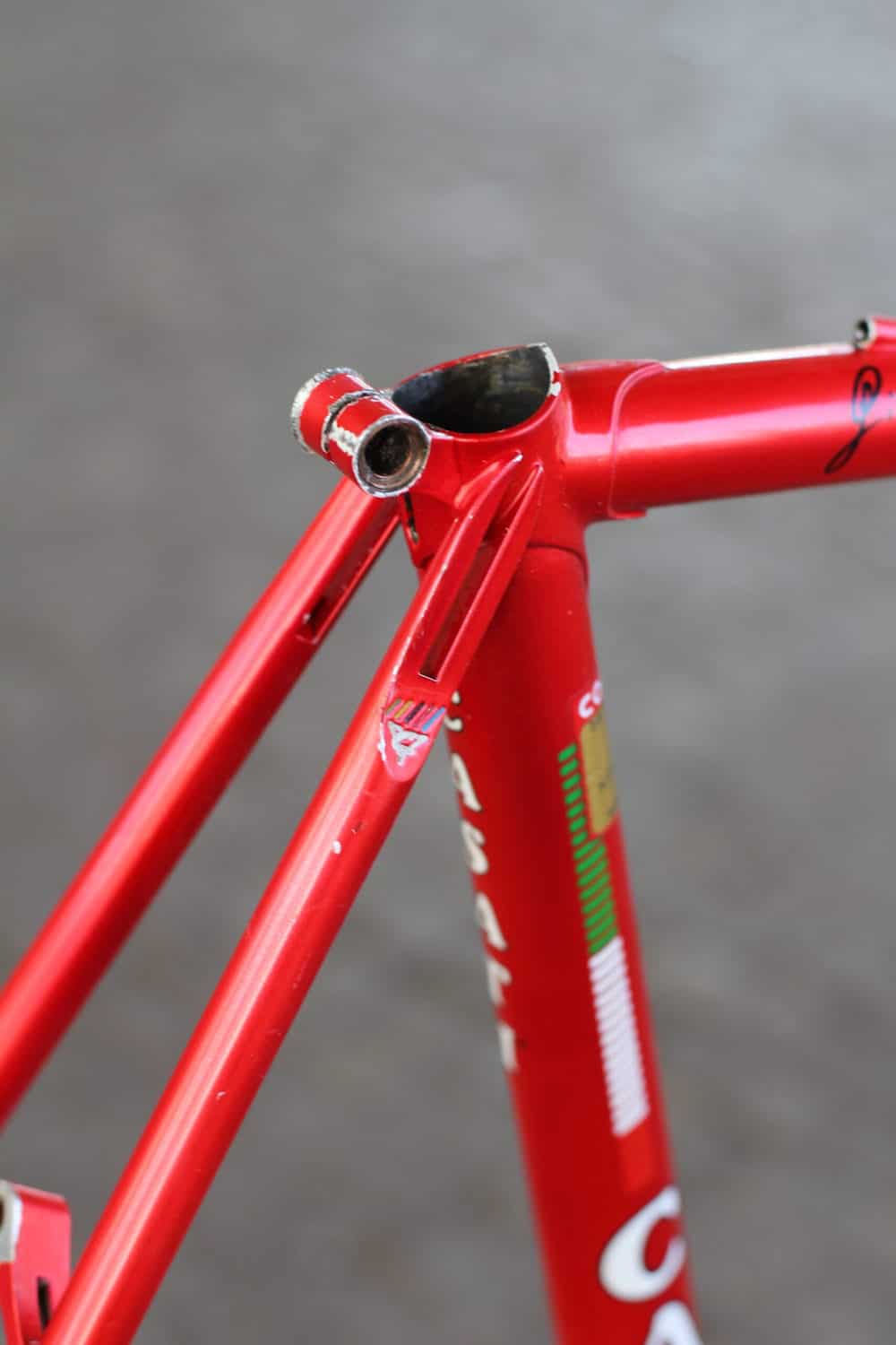 Casati Monza Columbus SLX Frame / 55 cm / Red - velowizard.com
