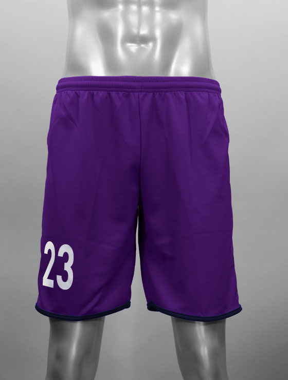 縫製オーダーパンツ03 紫／紺色｜バレーボールユニフォーム作成