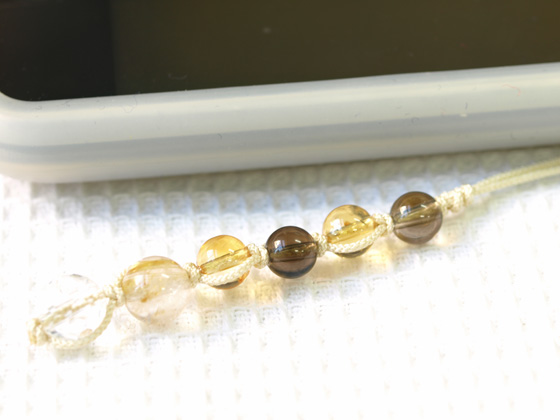 お金に愛されたいあなたに ルチルクォーツ＆スモーキークォーツ