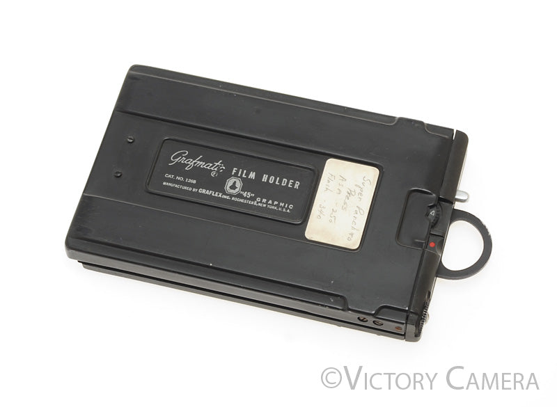 Graflex Grafmatic Rapid 4x5 View Camera Film Holder w/ Six Septums [EX