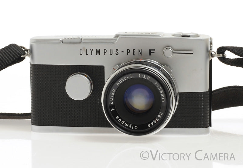 Olympus PEN-FT 35mm Half-Frame Camera w/ 38mm f1.8 Lens -New Seals- [E