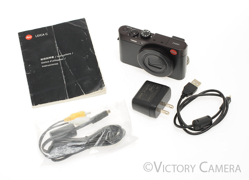 Leica C Typ 112 12.1MP Dark Red Digital Point & Shoot Camera [MINT-]