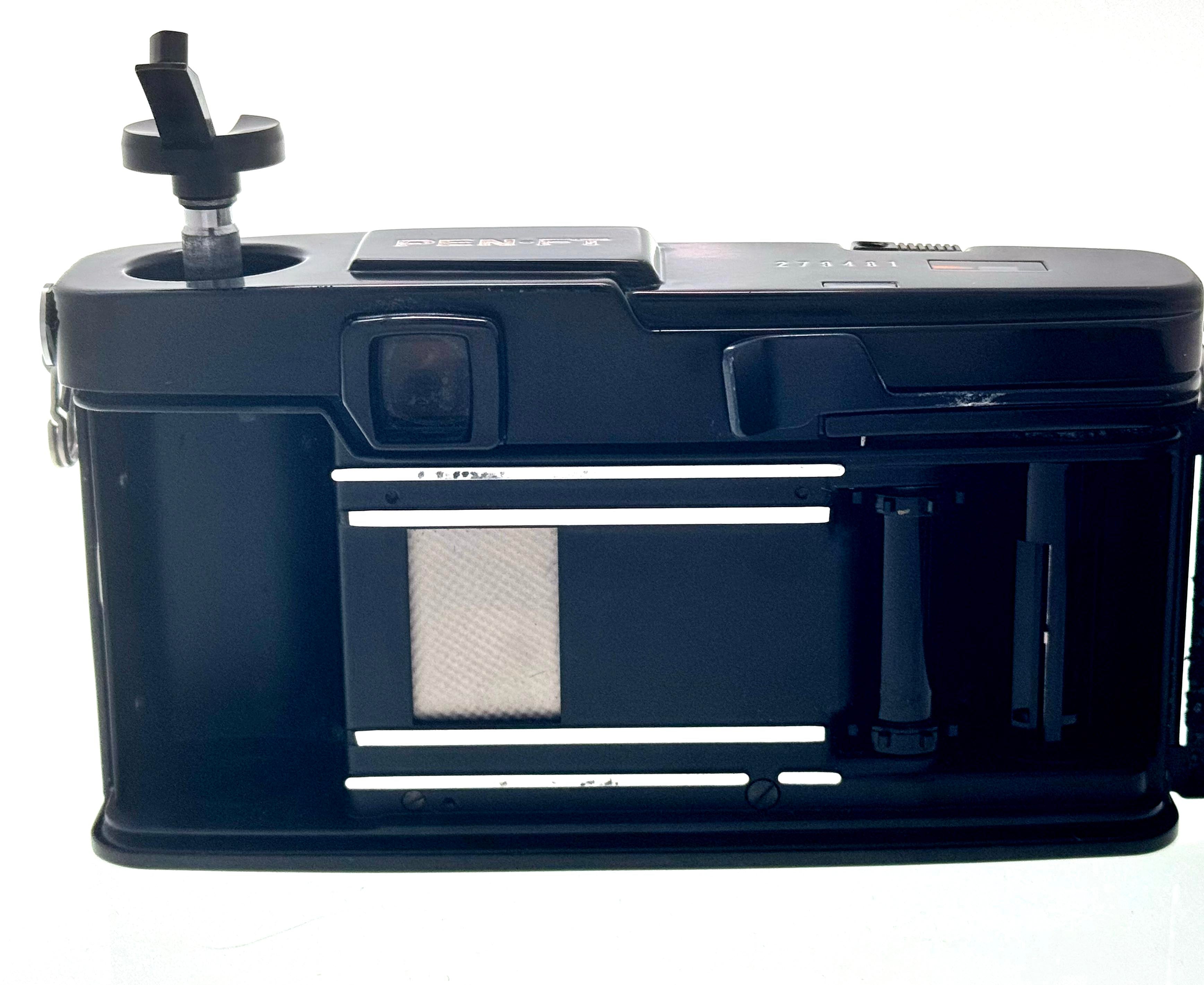 Vintage Black Olympus Pen FT Half-Frame Film Camera with Zuiko