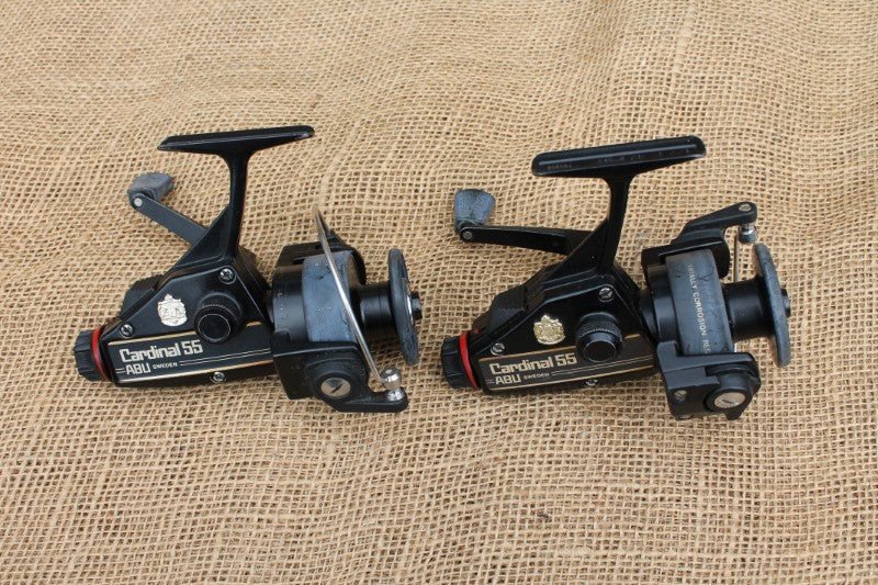 2 x ABU Cardinal 55 Vintage Old School Carp Fishing Reels
