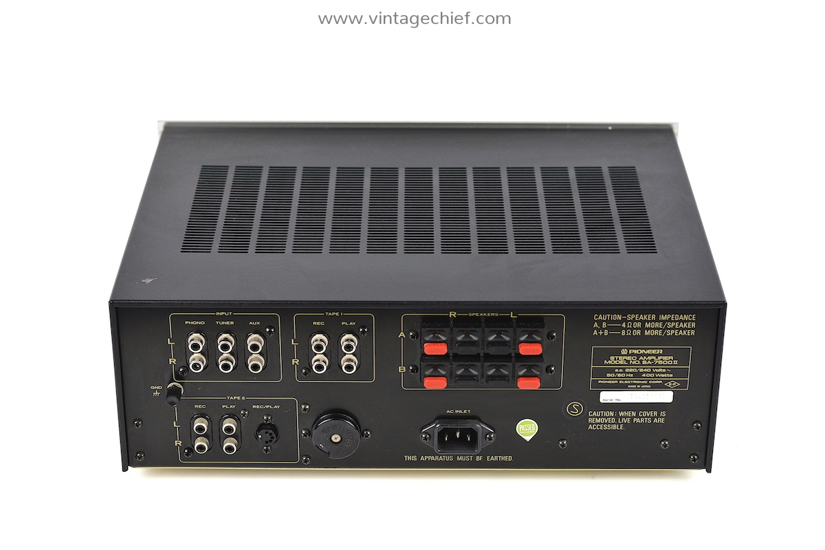 Pioneer SA-7500 II Integrated Stereo Amplifier | Phono | Vintage