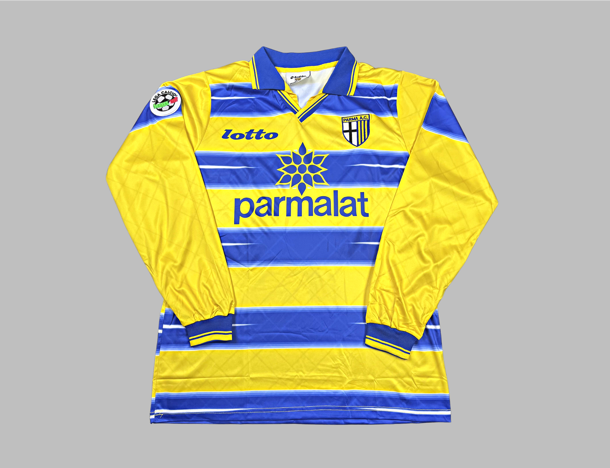 PARMA 1998 1999 CANNAVARO 17 HOME SERIE A LONG SLEEVE SHIRT (Very