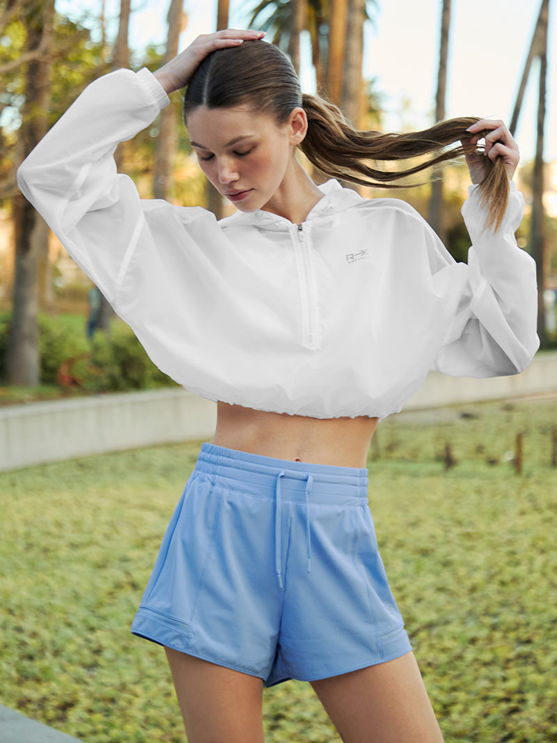 RX エアリー メッシュ クロップド丈 アノラック