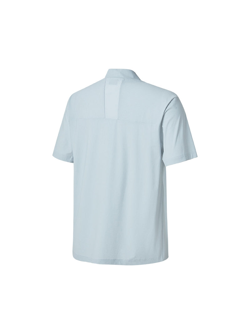 モックネック メッシュ 半袖