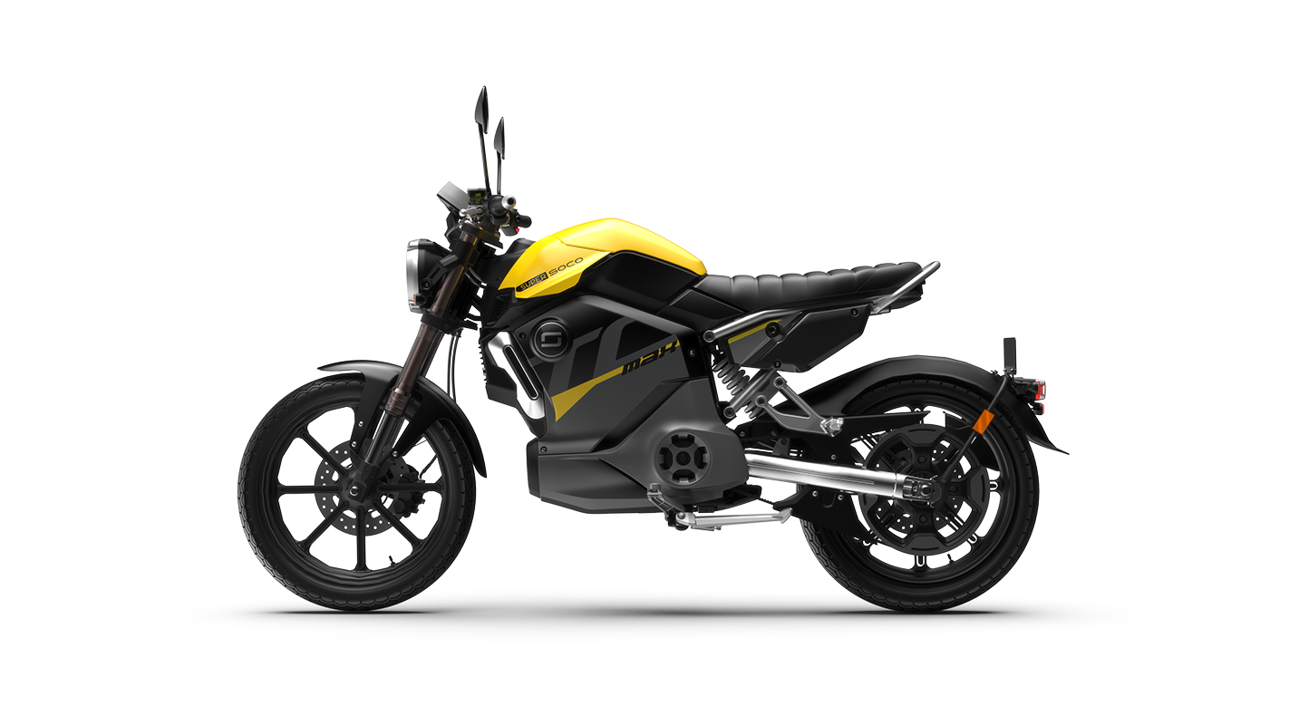 SUPER SOCO TC MAX 最高時速95km/hの電動カフェレーサーバイク