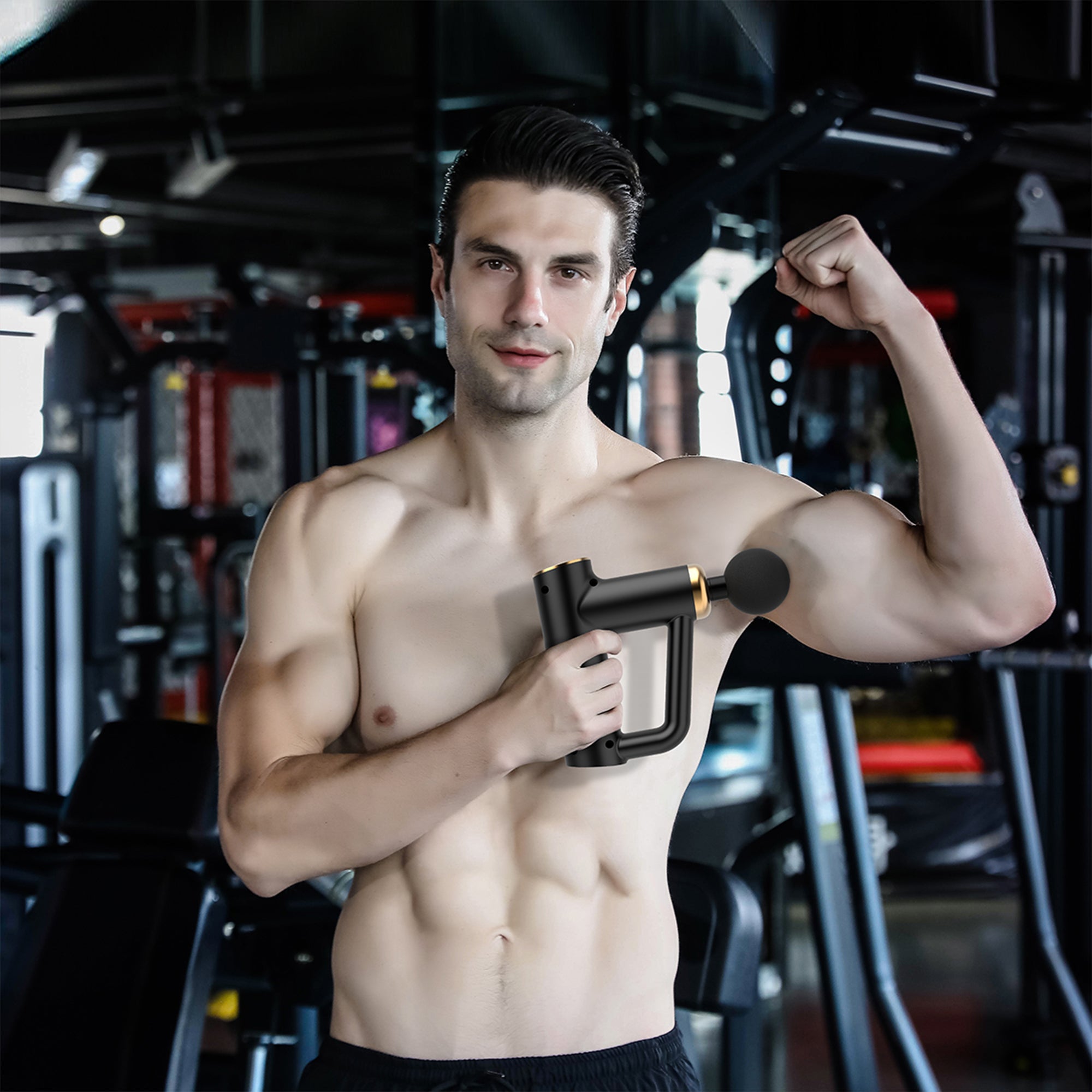 ZTECH Deep Tissue Massage Gun with 4 Attachments – My Store