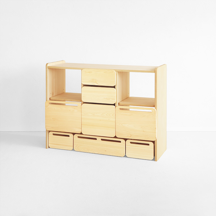キャビネット L｜家具とキッズ収納の専門店キシル