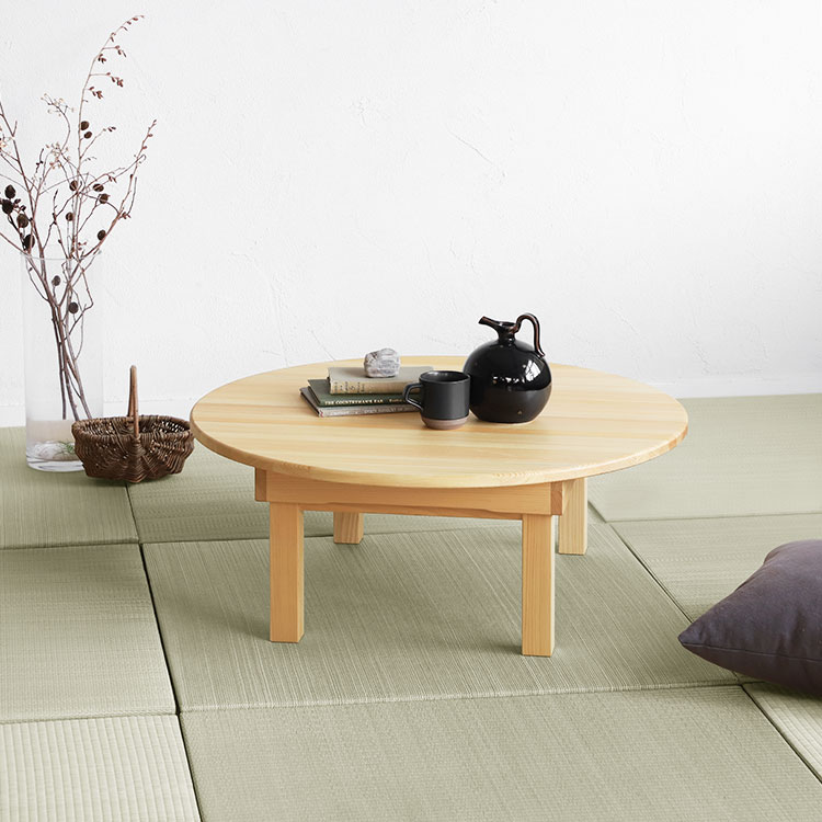 アンティーク】ハンドメイド ちゃぶ台 円卓 ローテーブル センターテーブル