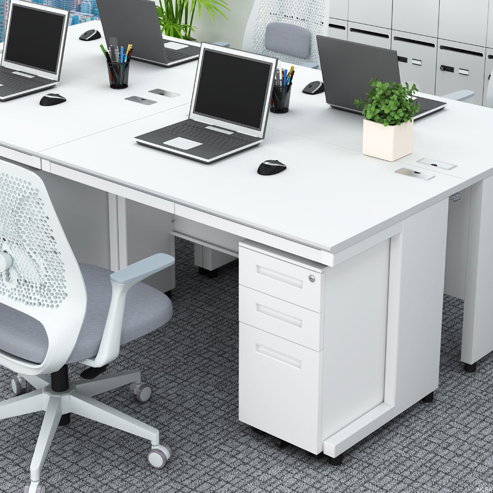 オフィスデスク スチールデスク 幅1200 奥行700 高さ720mm 平机