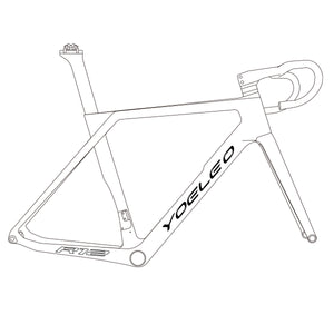 ディスクブレーキロードバイクフレーム - カーボンファイバーバイク