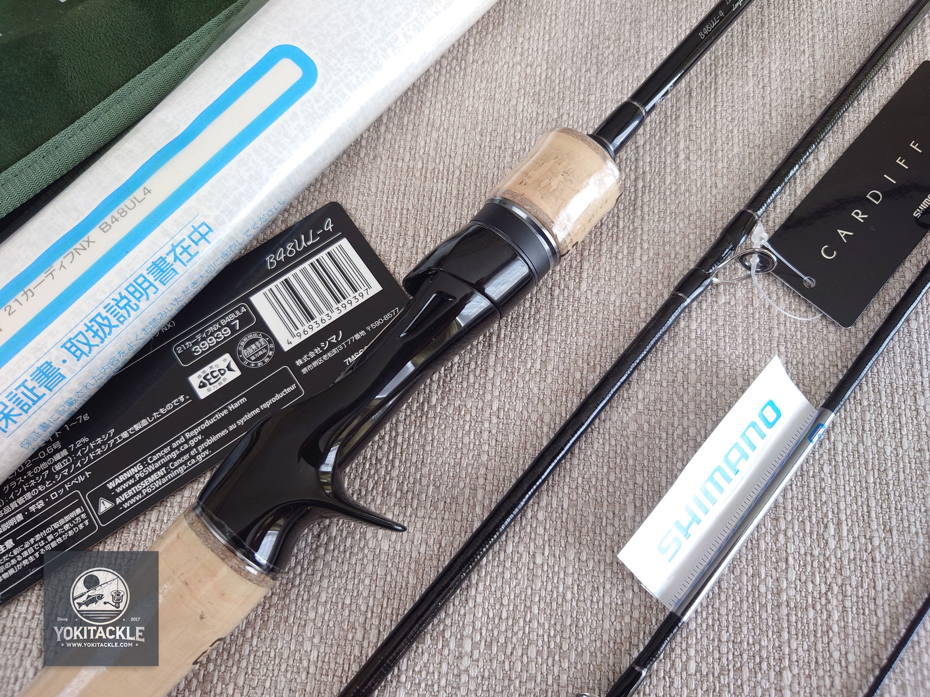 Brand New Shimano 21 Cardiff NX B48UL-4 Baitcasting Rod for Trout