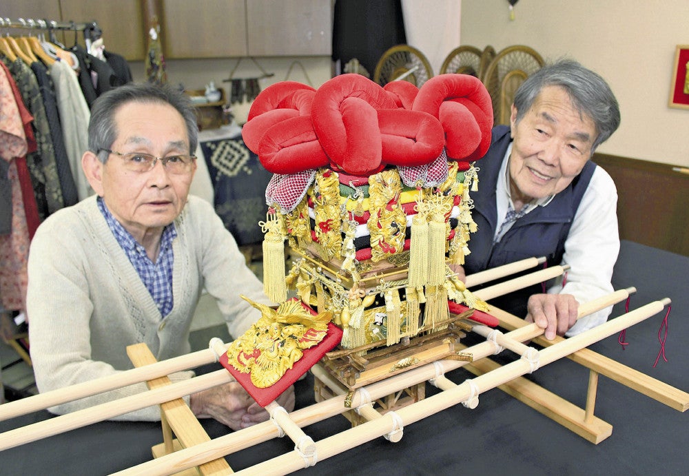 愛媛：東寒川太鼓台 模型で再現：地域ニュース : 読売新聞