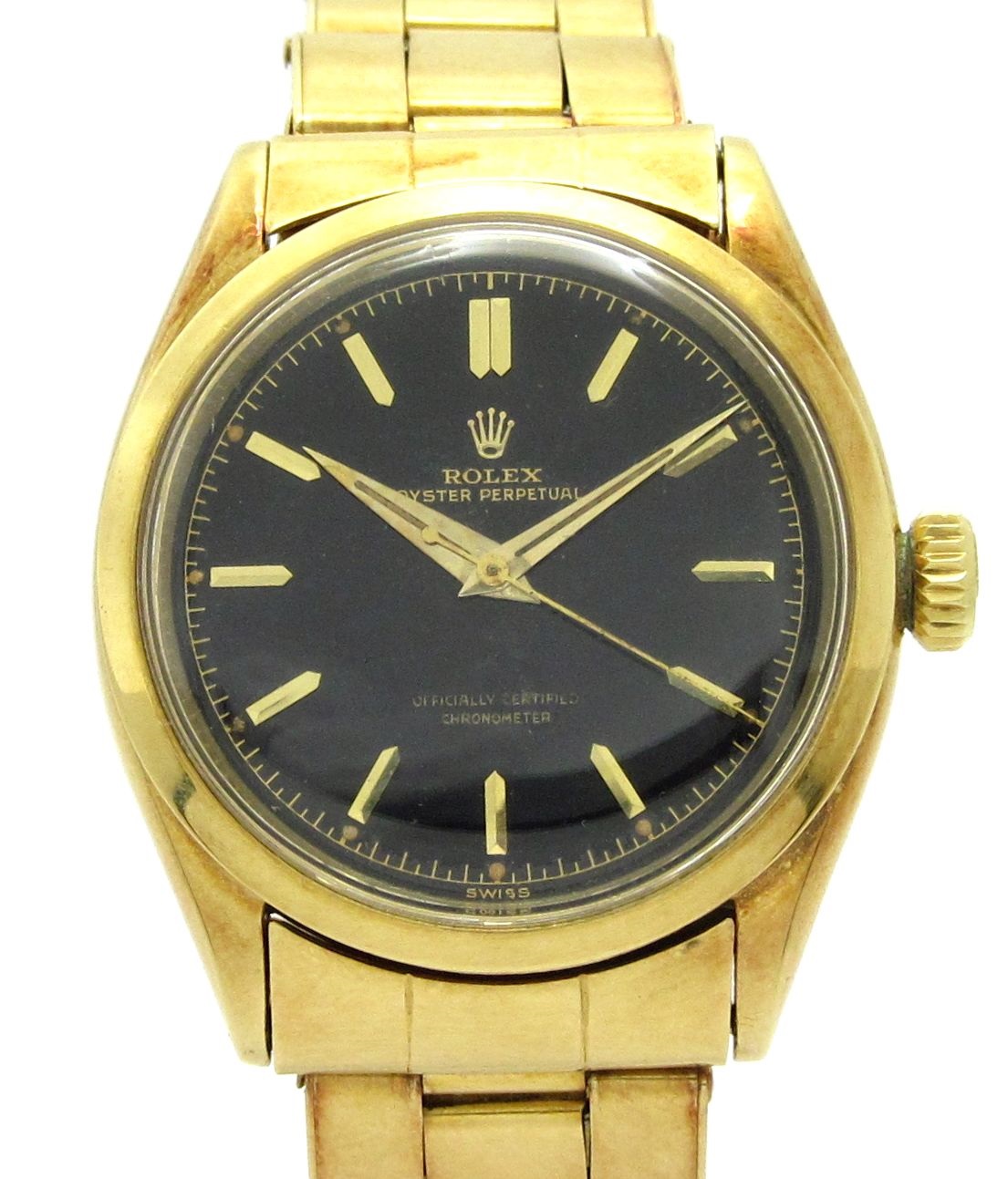 ROLEX ロレックス ”ミラーダイヤル K18YG無垢 ビッグバブル Ref.6284