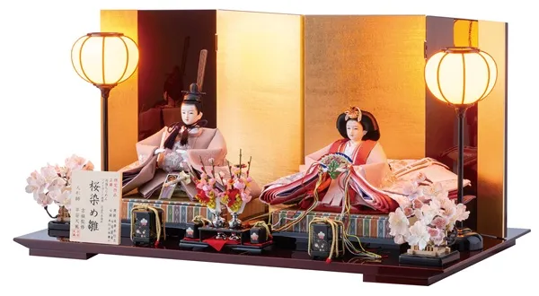 桜染め雛人形｜人形の吉福