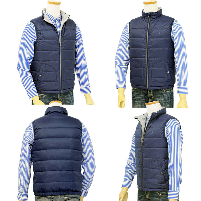POLO ラルフローレンリバーシブルダウンベスト ジャケット、コ-ト