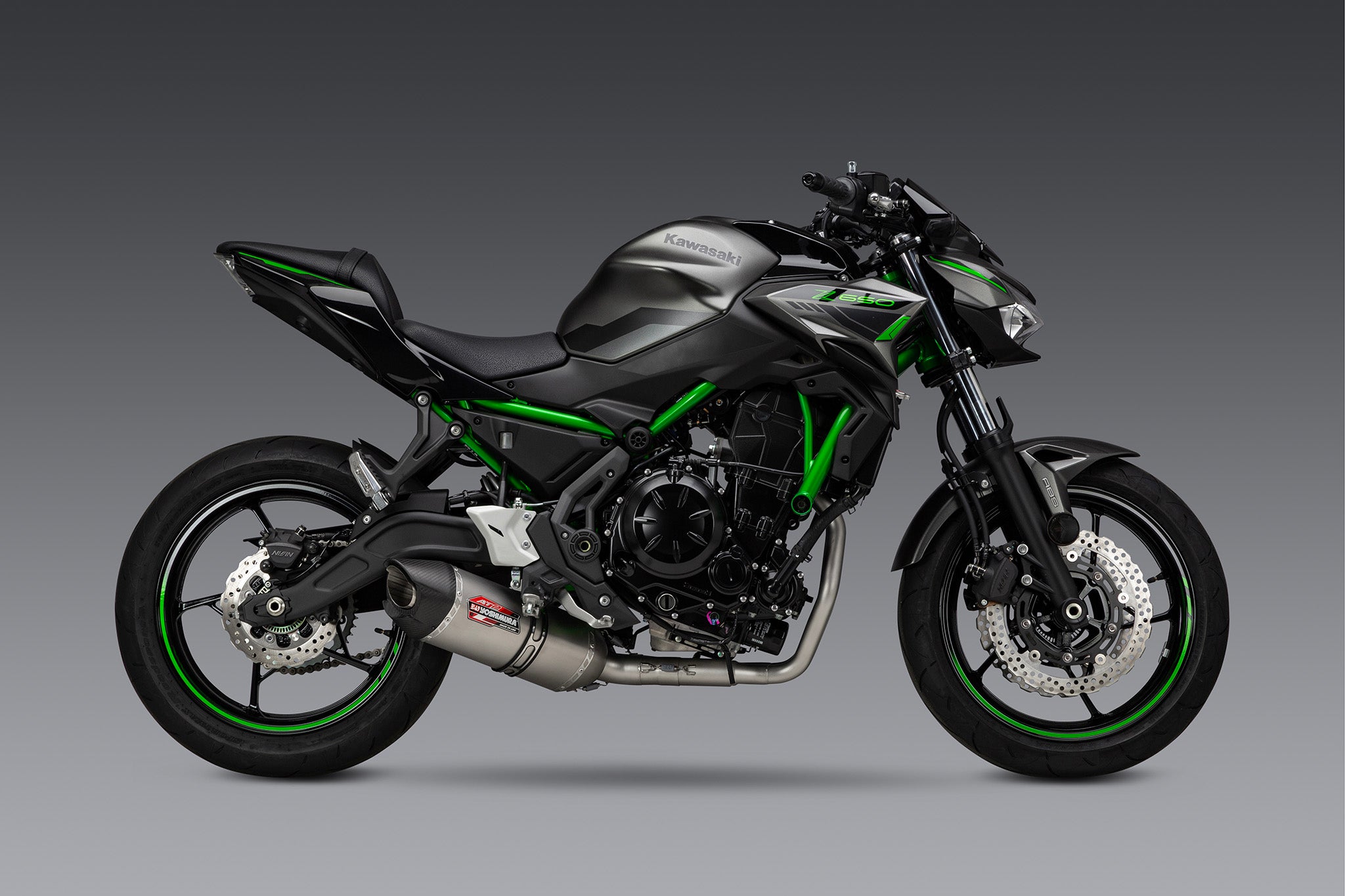 Yoshimura Ninja/Z 650 17-26 AT2 Stainless Exhaust w/ Stainless