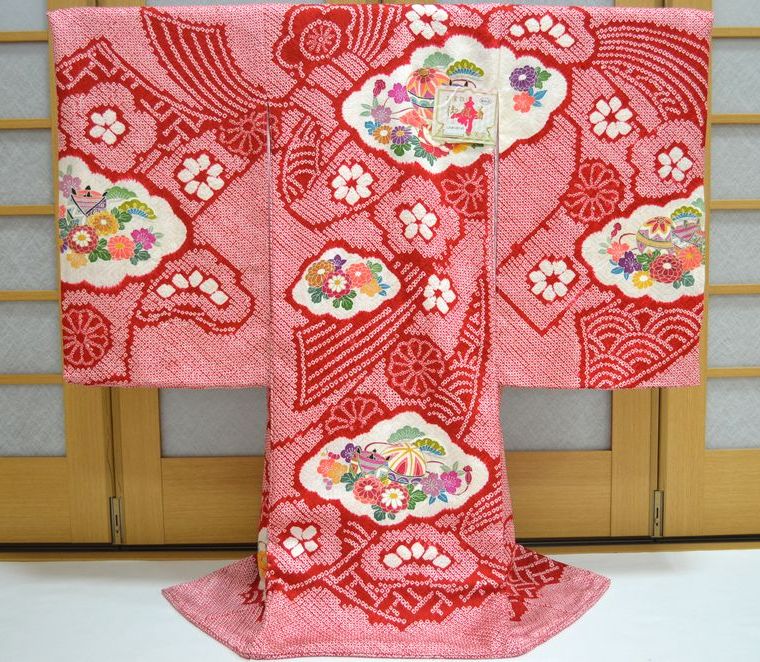 お宮参り着物 女の子 初着 産着 総絞り om-l-331 商品詳細｜お宮参り