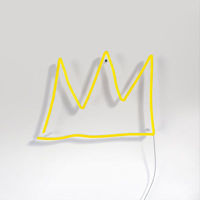 The Crown YP x Jean Michel Basquiat, LED neon sign – YELLOWPOP