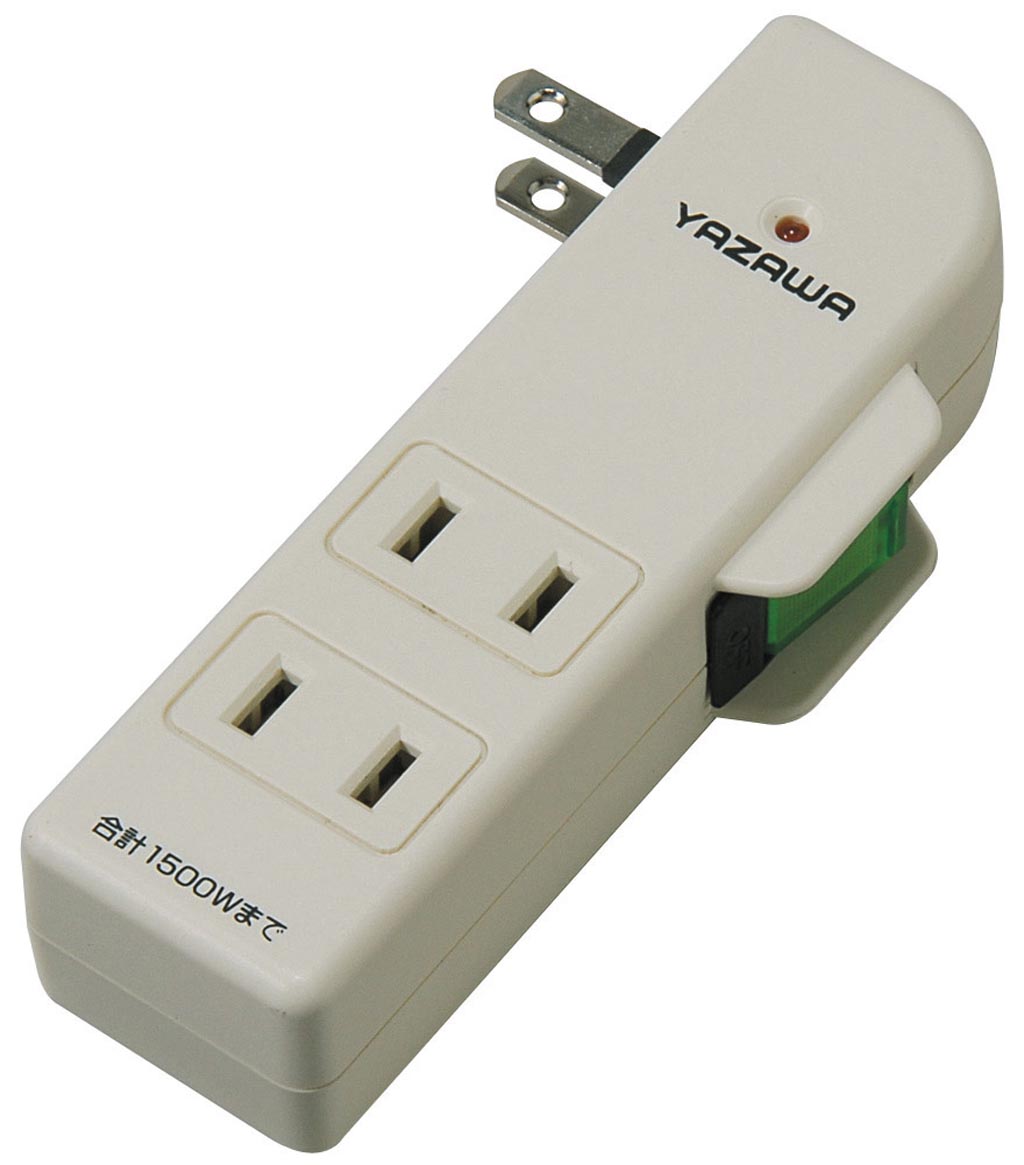 雷サージ付ブレーカーSW付サイドタップ｜YAZAWA CORPORATION