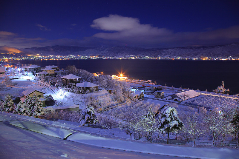 諏訪湖サービスエリア ｜ 日本夜景遺産