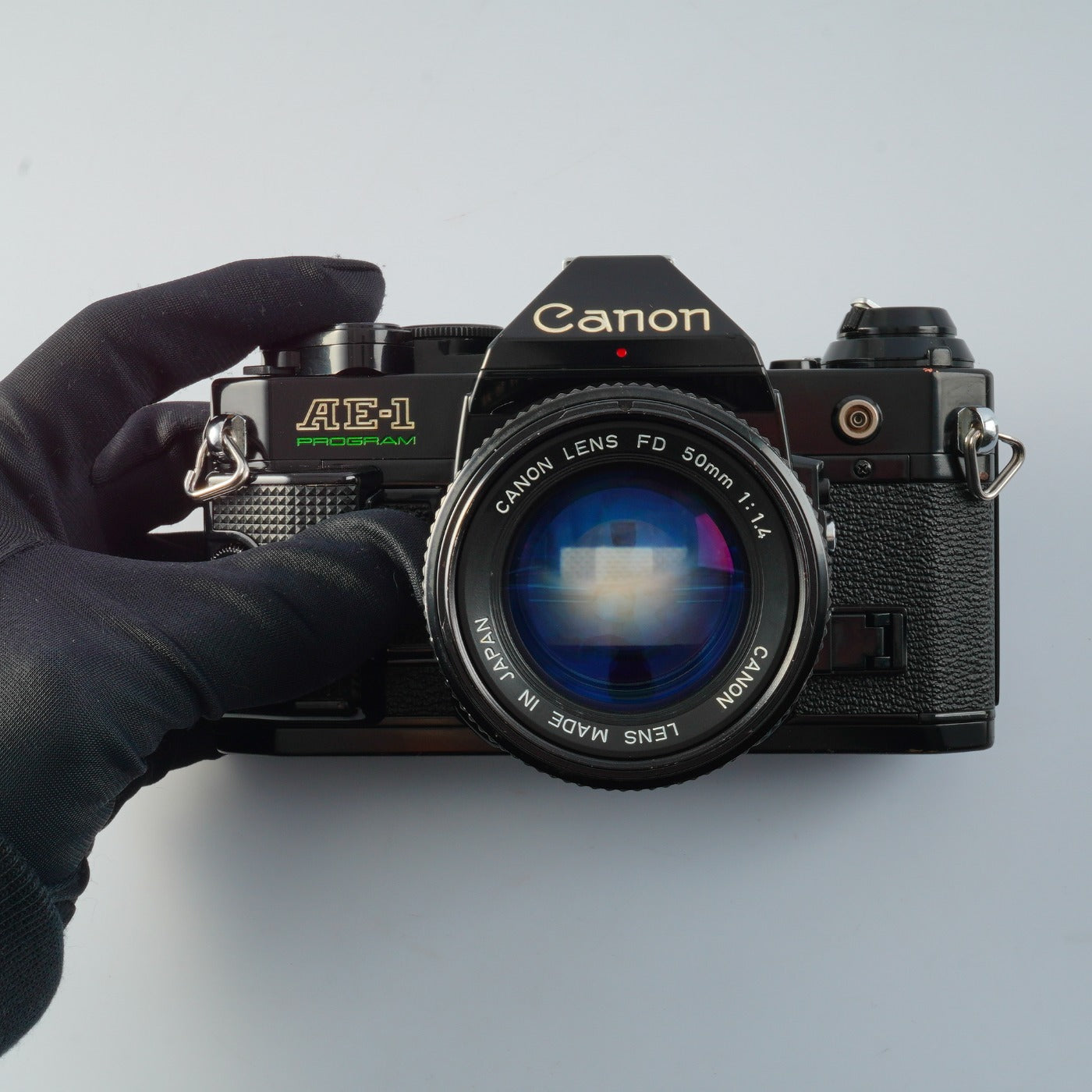 キヤノン AE-1 PROGRAM ブラック N FD 50mm f1.4 動確 CLA'd】 Canon