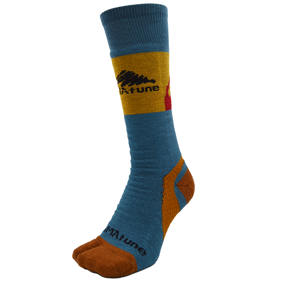 No.30307 スキーソックス 2toe フリーライド アナトミカル – YAMAtune