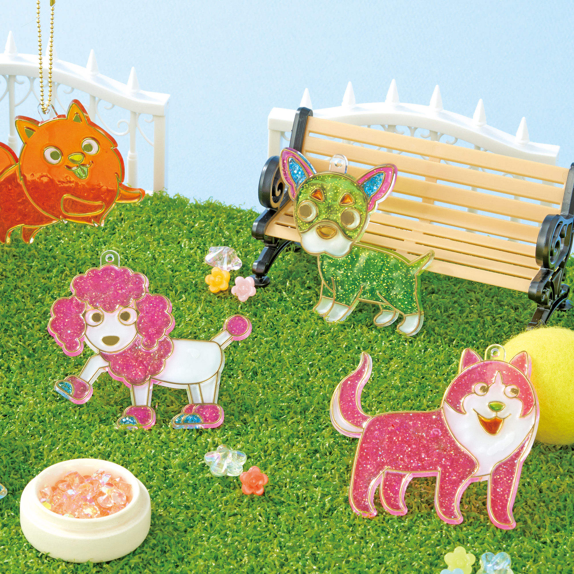 グラスデコ オーナメントプレートパック いぬ | ヤマト株式会社