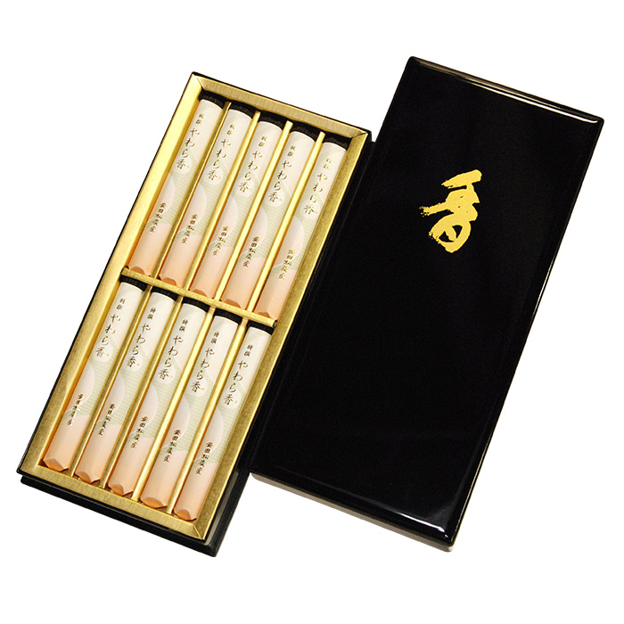 進物用線香 特撰やわら香 | 安田松慶堂ウェブショップ 【仏具通販】