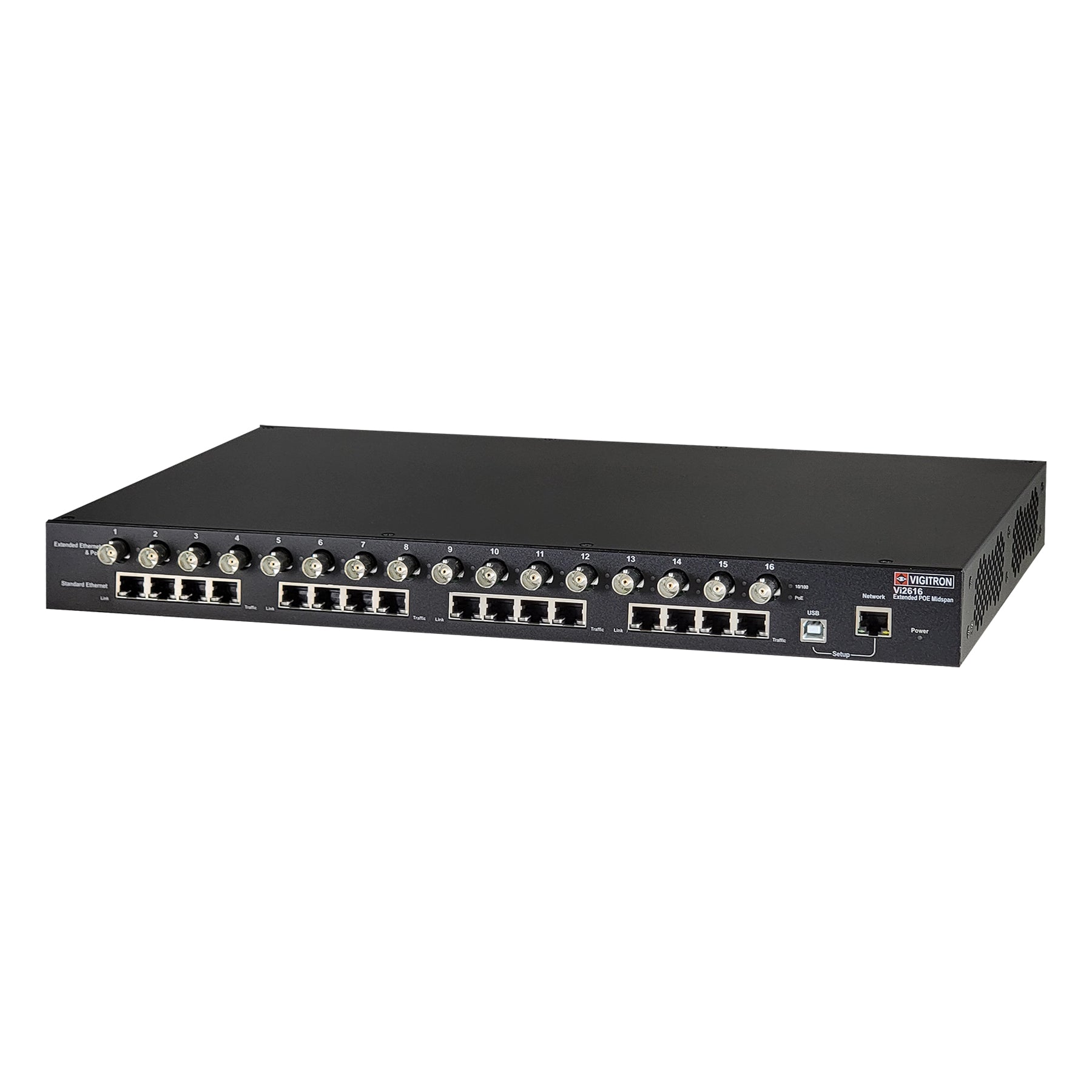 Vi2616】 PoEインジェクタ内蔵同軸LANコンバーターMaxiiPower （PoE