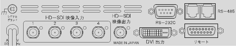 SMV-401 HD-SDI 4入力 DVI出力 マルチビューワ | 画面分割器