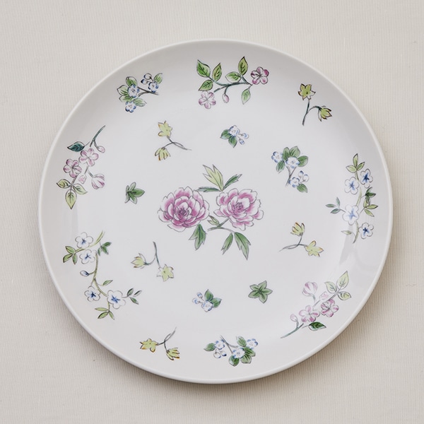 花中華 大皿 ホワイト｜皿・プレート｜料理家 栗原はるみ レシピ