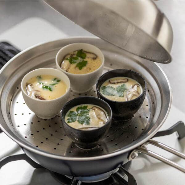 フライパン用 ドーム型蒸し器 24-26cm｜蒸し器｜料理家 栗原はるみ