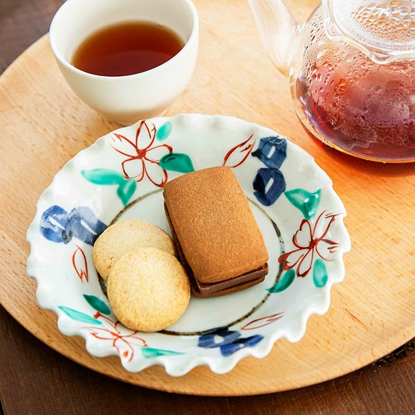 WEB限定】中尾万作 桜輪花皿 5寸｜作家もの｜料理家 栗原はるみ レシピ