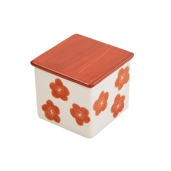 波佐見焼 薬味入 梅｜蓋物・重箱｜料理家 栗原はるみ レシピ