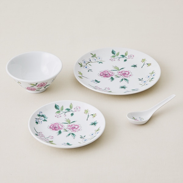 WEB限定セット】花中華のうつわセット ホワイト｜食器セット｜料理家