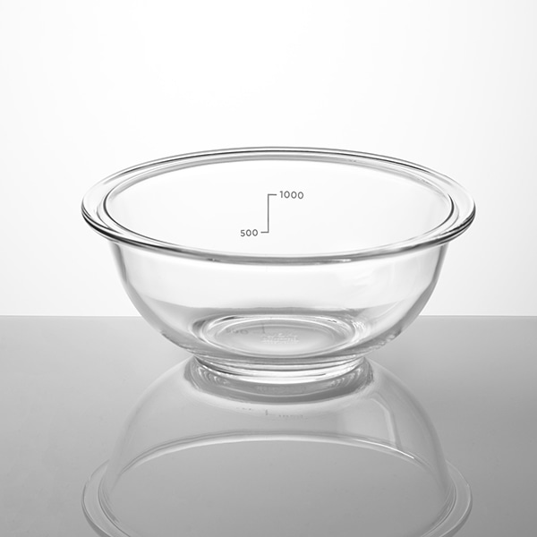 耐熱ガラスボウル 1.5L｜ボウル・ザル・サラダスピナー｜料理家 栗原