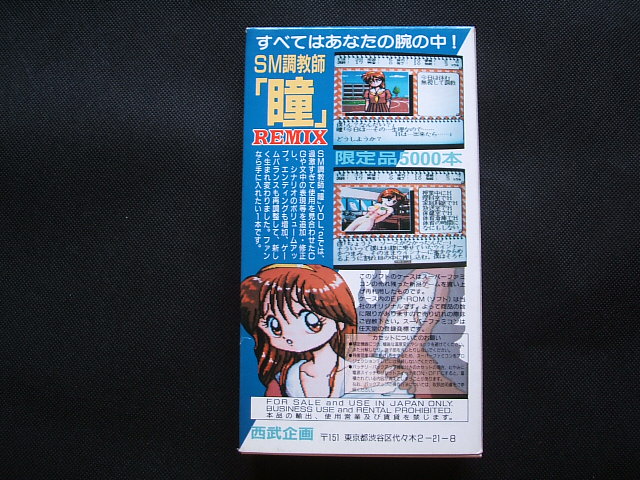 SM 調教師 瞳 2 REMIX リミックス 箱説有 SFCスーパーファミコン - 遊戯屋